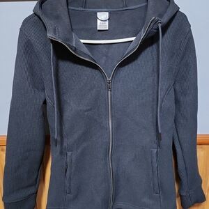 Time and Tru Charcoal Zip-Up Jacket